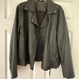 Max Studio Moto Leather Jacket